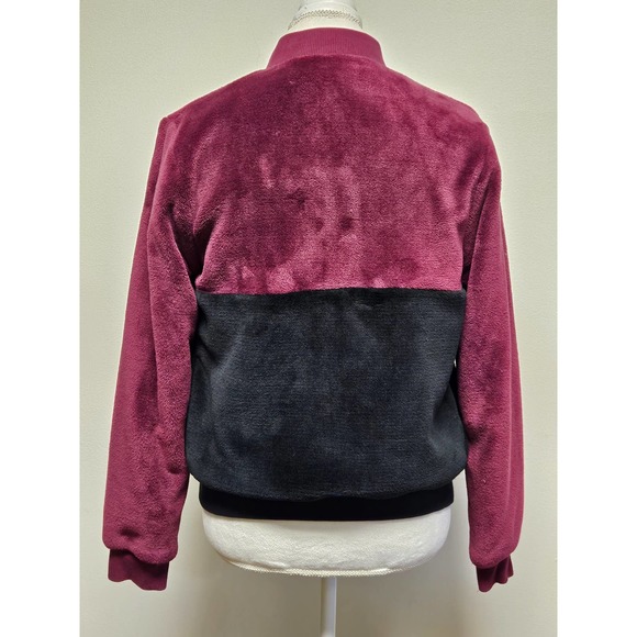 Adidas Cranberry/Purple and Black Sports Logo Monogram Jacket - Picture 2 of 7